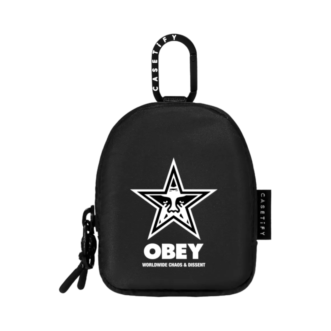 - Casetify x Obey Star Icon Face Earbuds Pouch Black