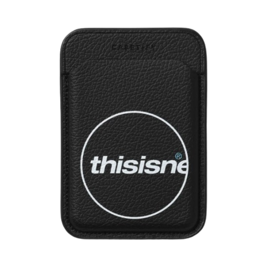 케이스티파이 x 디스이즈네버댓 C-로고 맥세이프 월렛 제트블랙