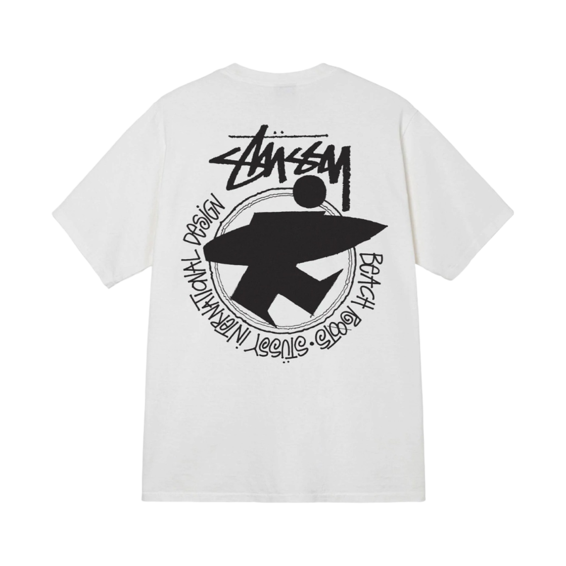 스투시 비치 루트 티셔츠 내츄럴