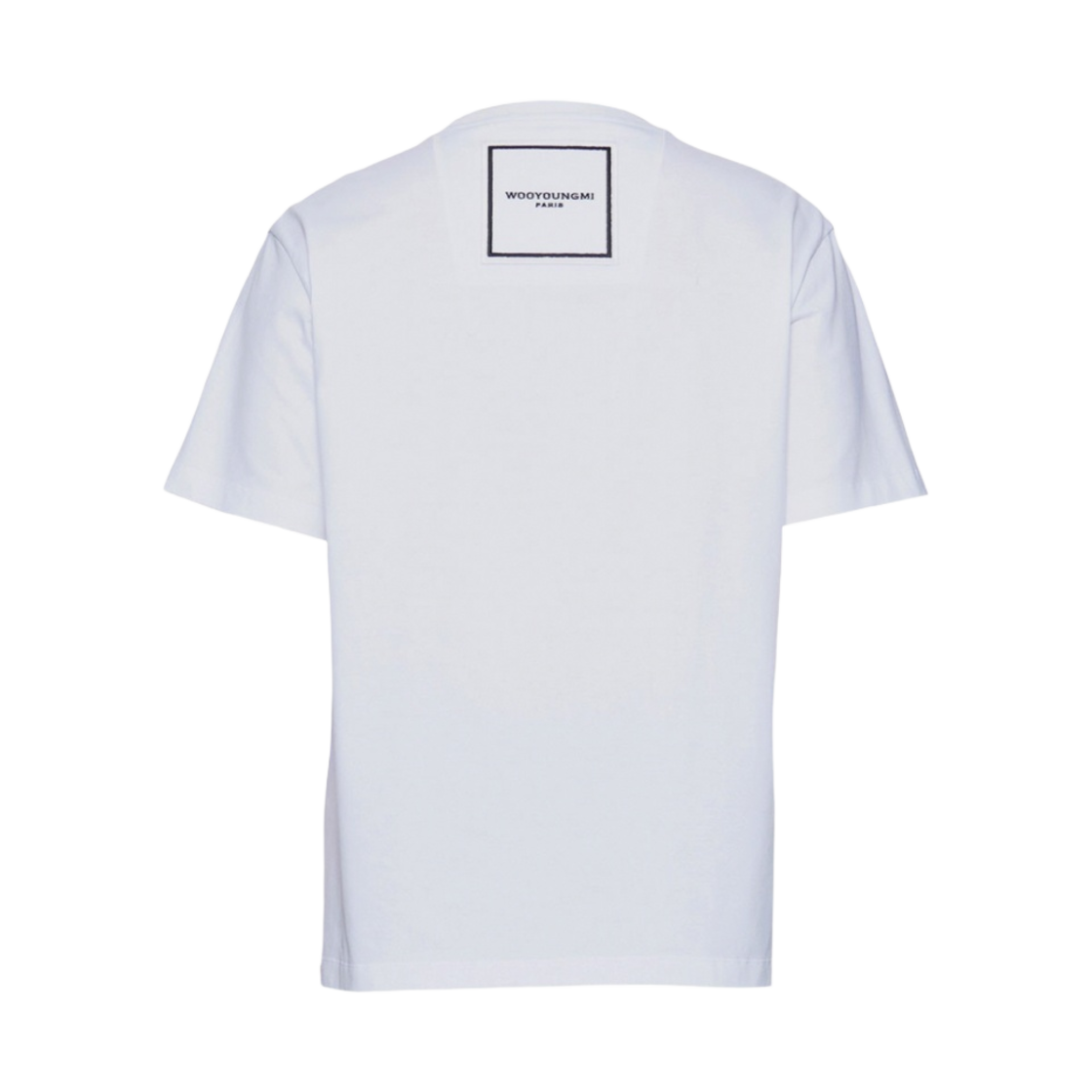 W221TS01701W Wooyoungmi Square Label T-Shirt White - 22SS