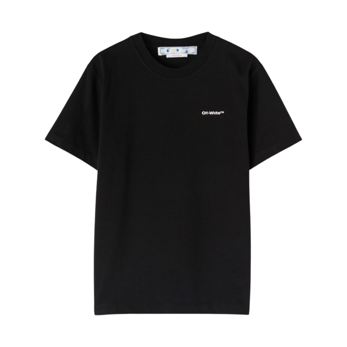 오프화이트 웨이브 아웃라인 다이애그 슬림 숏슬리브 티셔츠 블랙(Off-White Wave Outline Diag Slim S/S T-Shirt Black) - 2
