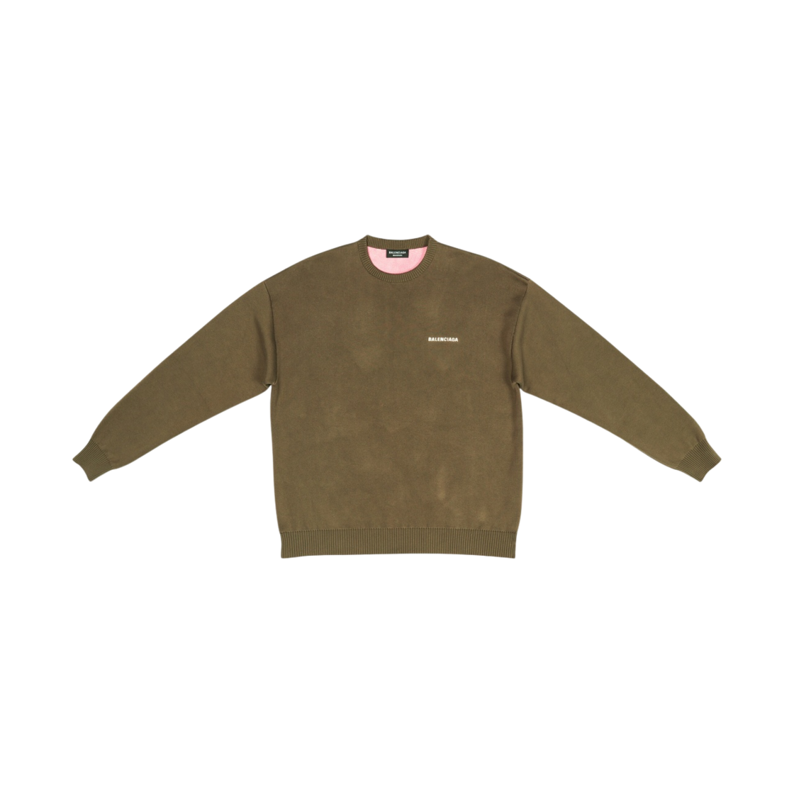 발렌시아가 폴리티컬 캠페인 스웨터 카키(Balenciaga Political Campaign Sweater Khaki) - 1