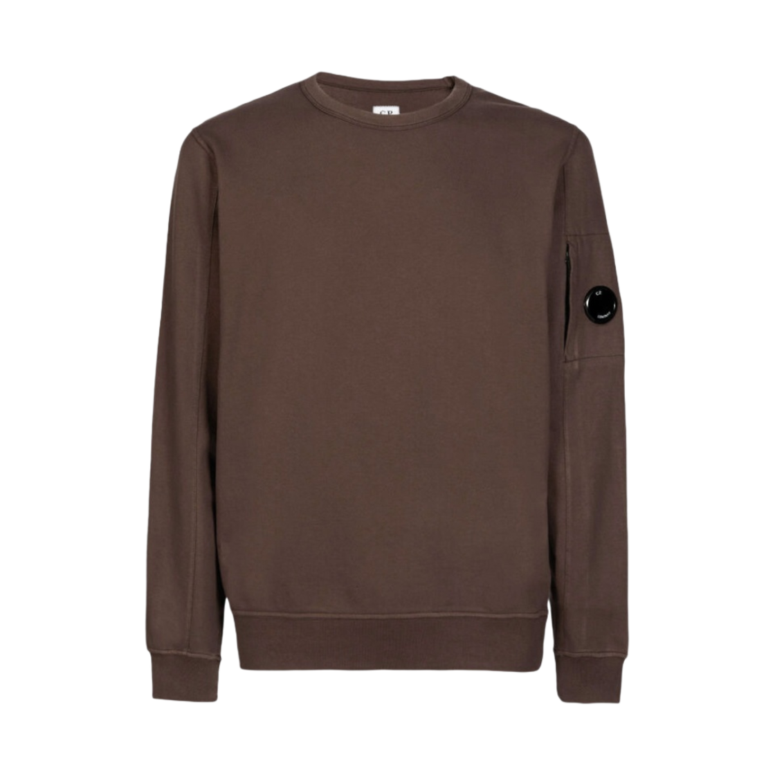 C.P. 컴퍼니 라이트 플리스 스웨트셔츠 브래컨 브라운 - 23SS(C.P. Company Light Fleece Sweatshirt Bracken Brown - 23SS) - 1