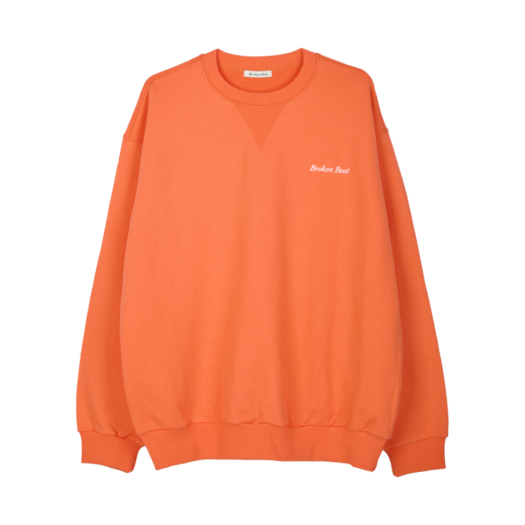 BB25MT001OR Broken Beat Broken Sweatshirt Orange