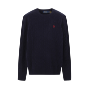 [30%적립] Polo Ralph Lauren Cable Knit Wool Cashmerer Sweater Hunter Navy