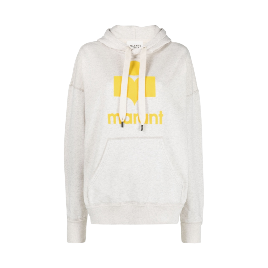 (W) 이자벨 마랑 만셀 오버사이즈 후드 스웨트셔츠 에크루 옐로우 - 23SS((W) Isabel Marant Mansel Oversized Hoodie Sweatshirt Ecru Yellow - 23SS) - 1