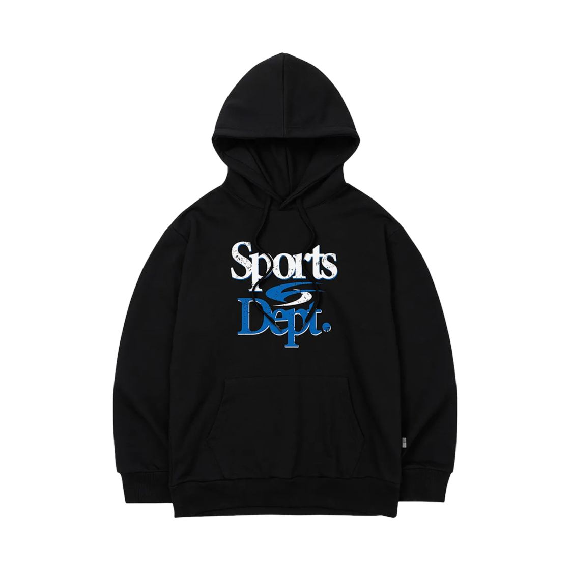 스포츠뎁트 어센틱 로고 후디 블랙(Sports Dept Authentic Logo Hoody Black)