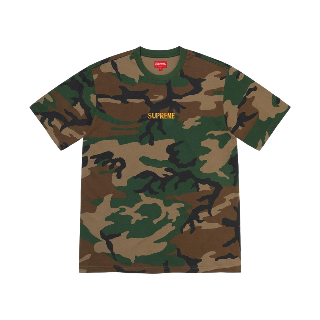 슈프림 불리온 로고 숏슬리브 탑 우드랜드 카모 - 20FW(Supreme Bullion Logo S/S Top Woodland Camo - 20FW) - 1