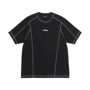 Stussy Wave Cotton Crew T-Shirt Black