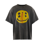 Saint Mxxxxxx x Cactus Plant Flea Market Smile S/S T-Shirt Black