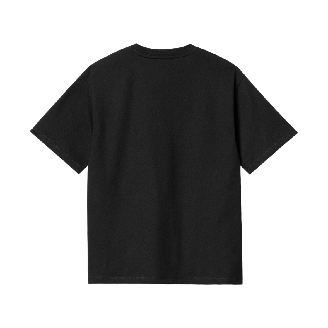 (W) 칼하트 WIP 숏슬리브 아메리칸 스크립트 티셔츠 블랙((W) Carhartt WIP S/S American Script T-Shirt Black) - 2