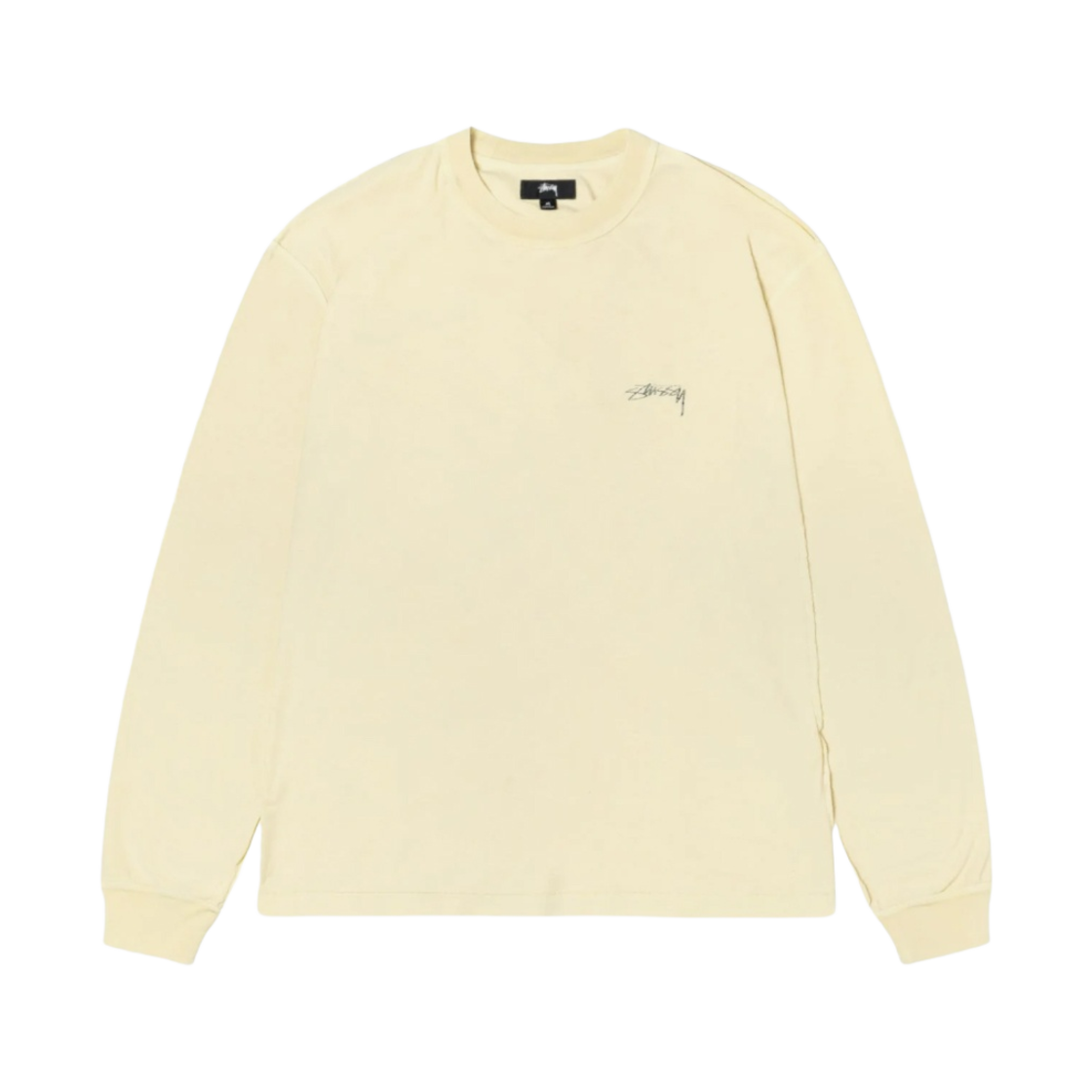 스투시 레이지 롱슬리브 티셔츠 페일 엘로우 | Stussy | KREAM