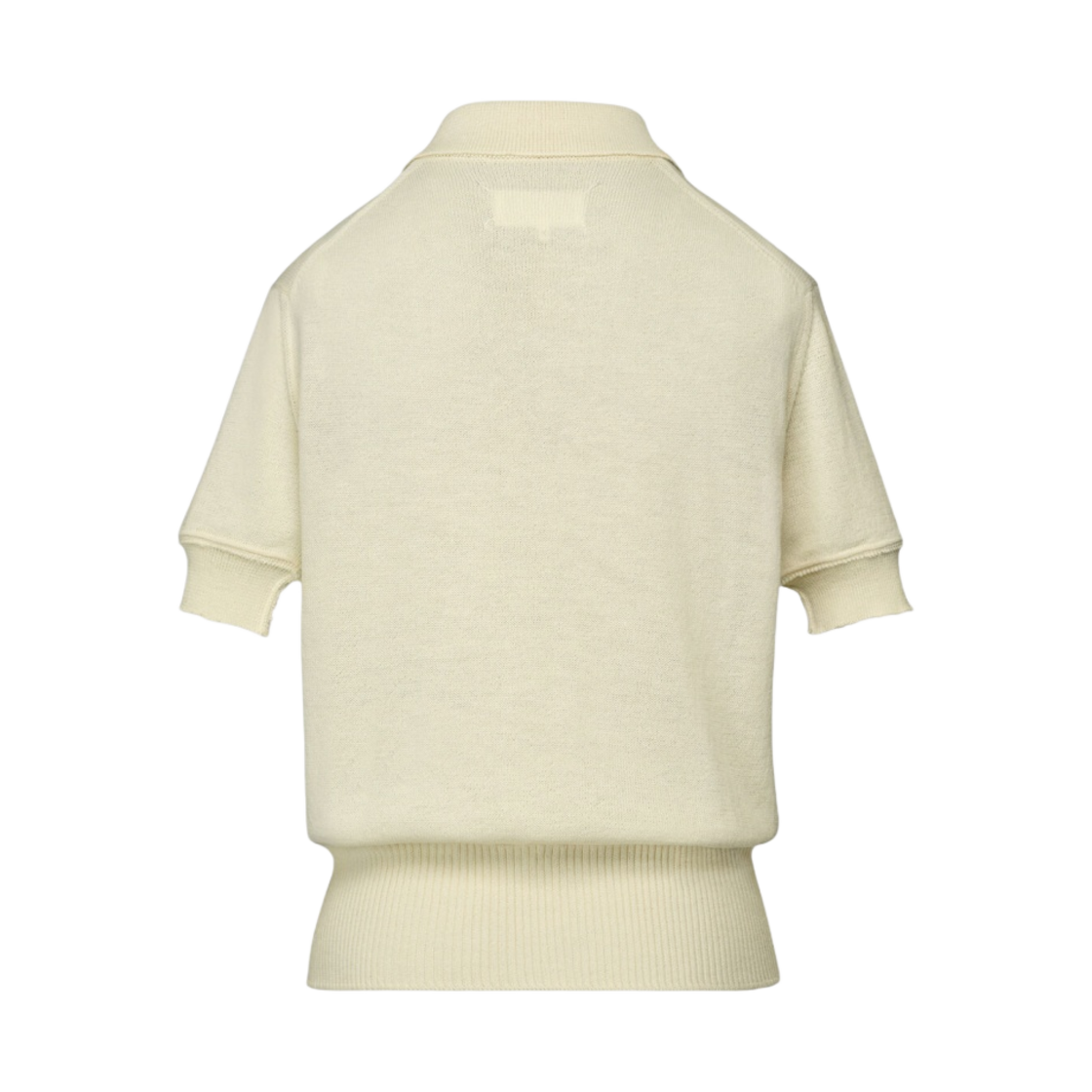 메종 마르지엘라 니트 폴로 셔츠 오프 화이트(Maison Margiela Knit Polo Shirt Off White) - 2
