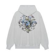 DVAN x KPFA Myosotis Harmony Bloom Hoodie White