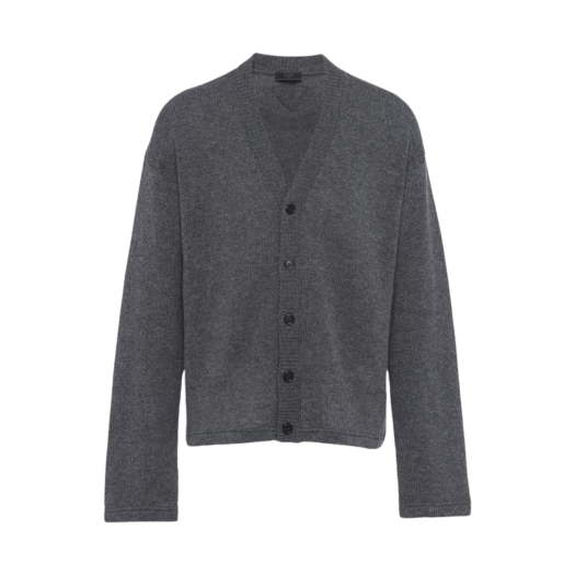 Prada Cashmere Cardigan Slate Gray