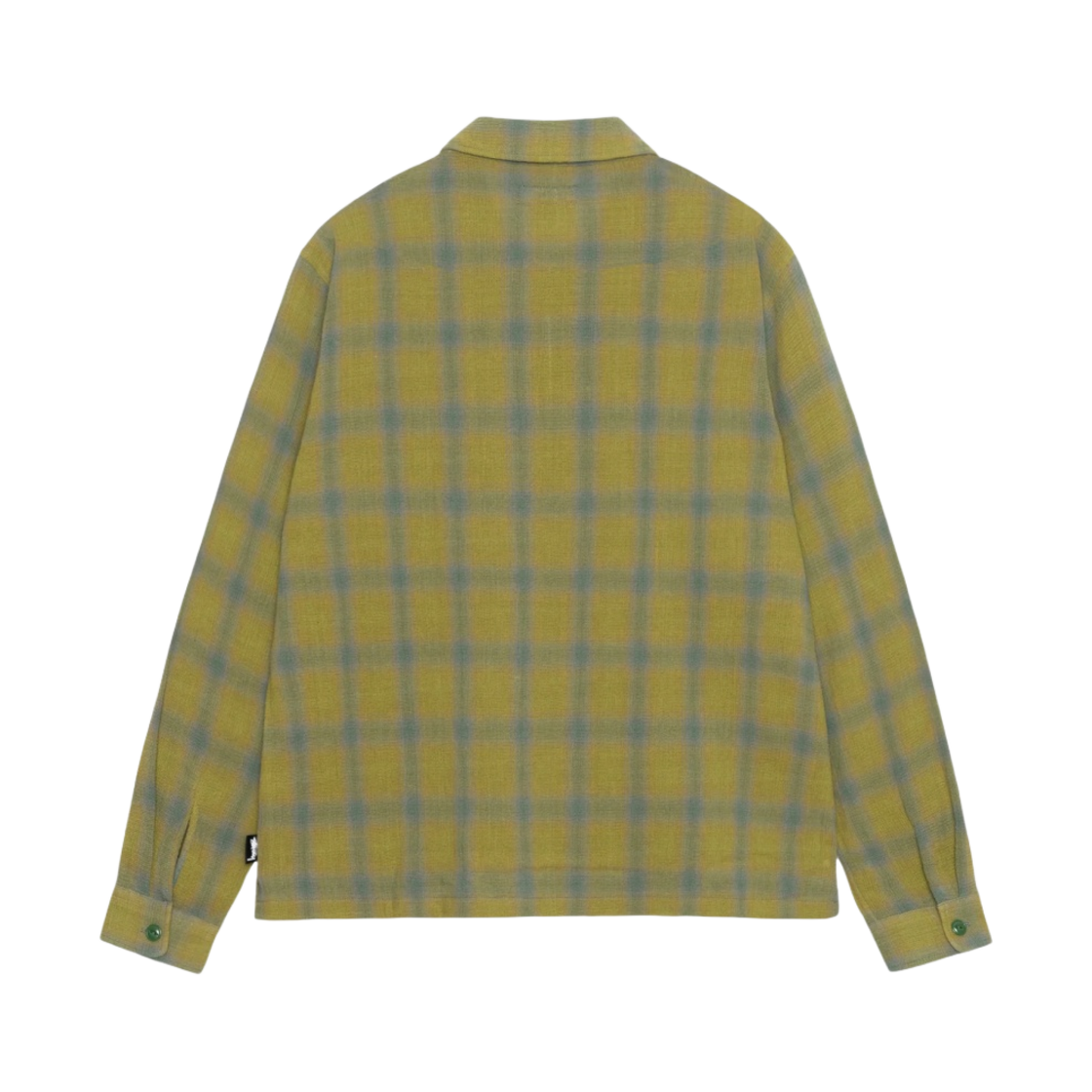 스투시 트위스티드 얀 플레이드 집 셔츠 그린(Stussy Twisted Yarn Plaid Zip Shirt Green) - 2