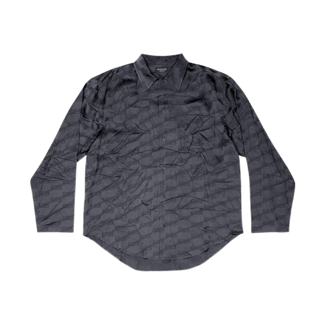 발렌시아가 BB 모노그램 미니멀 셔츠 블랙(Balenciaga BB Monogram Minimal Shirt Black) - 1