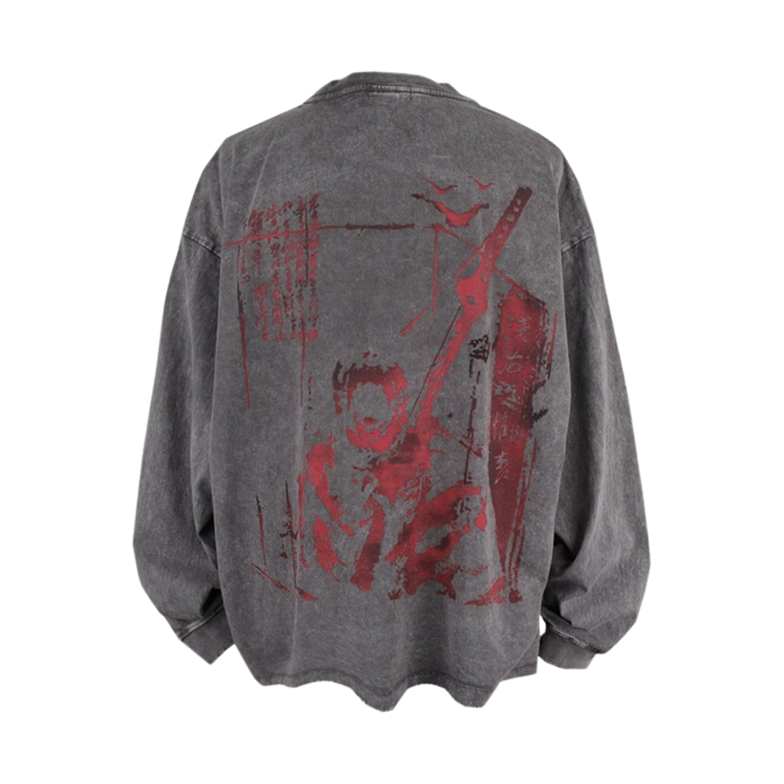 어웬드 참수 아사에몬 화이트 롱슬리브(Awende Beheading Asaemon White Long Sleeve)