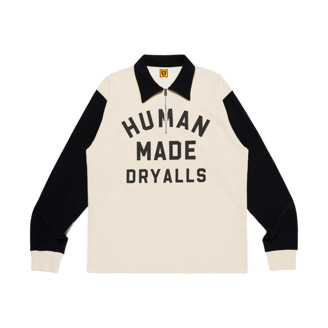 휴먼 메이드 집업 롱슬리브 티셔츠 블랙