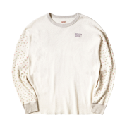 Kapital Waffle Jersey Small Flower Pt 2 Tone Long T-Shirt Kapital Embroidery Pink
