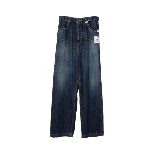 J12PT022-INDIGO Maison Mihara Yasuhiro Light Denim Wide Pants Indigo