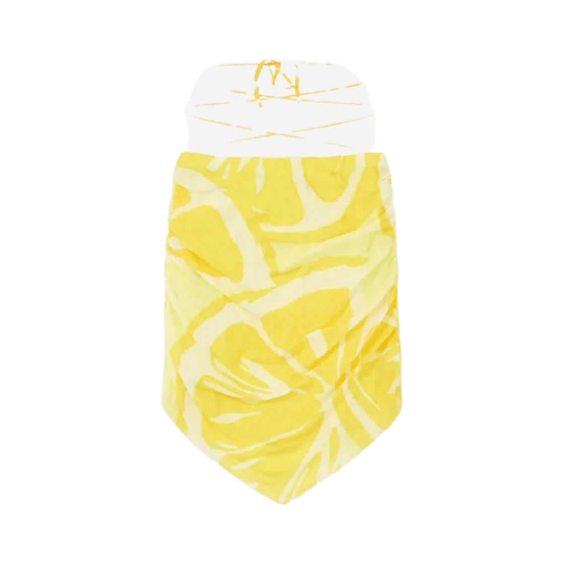 - (W) House of Sunny Sliced Lemons Skirt Limoncello