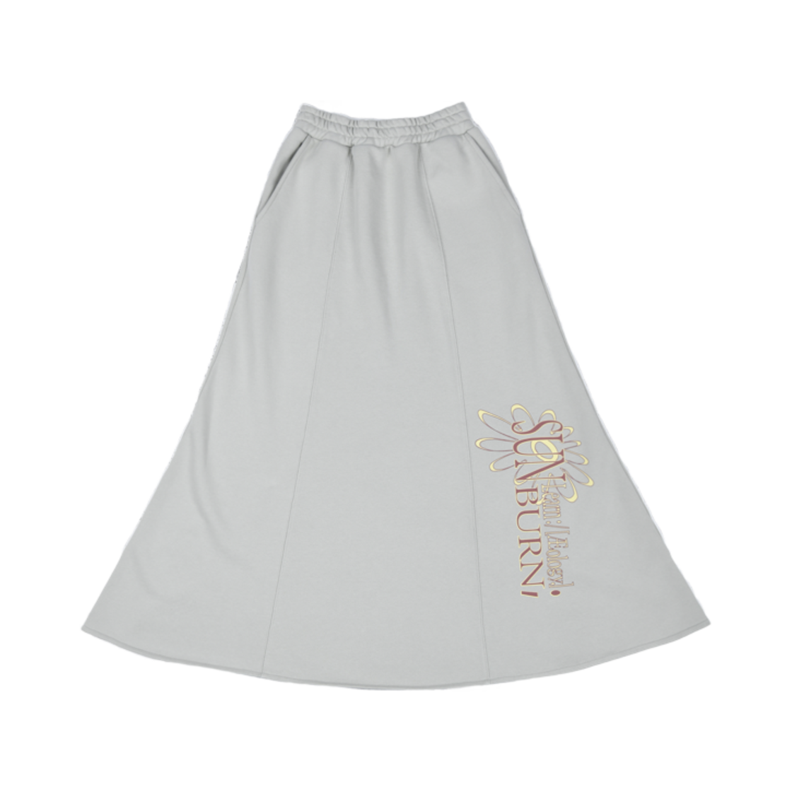 - (W) Aeae Sunburn Sweat Skirts Pale Green