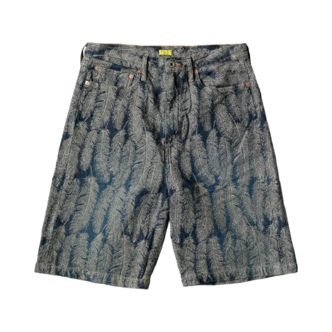 캐피탈 14온즈 페더 데님 5P 숏 팬츠 인디고
