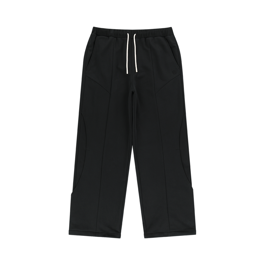 오프그리드 커브드 인시전 헤비 스웨트 와이드 팬츠 블랙(OFFGRID Curved Incision Heavy Sweat Wide Pants Black)
