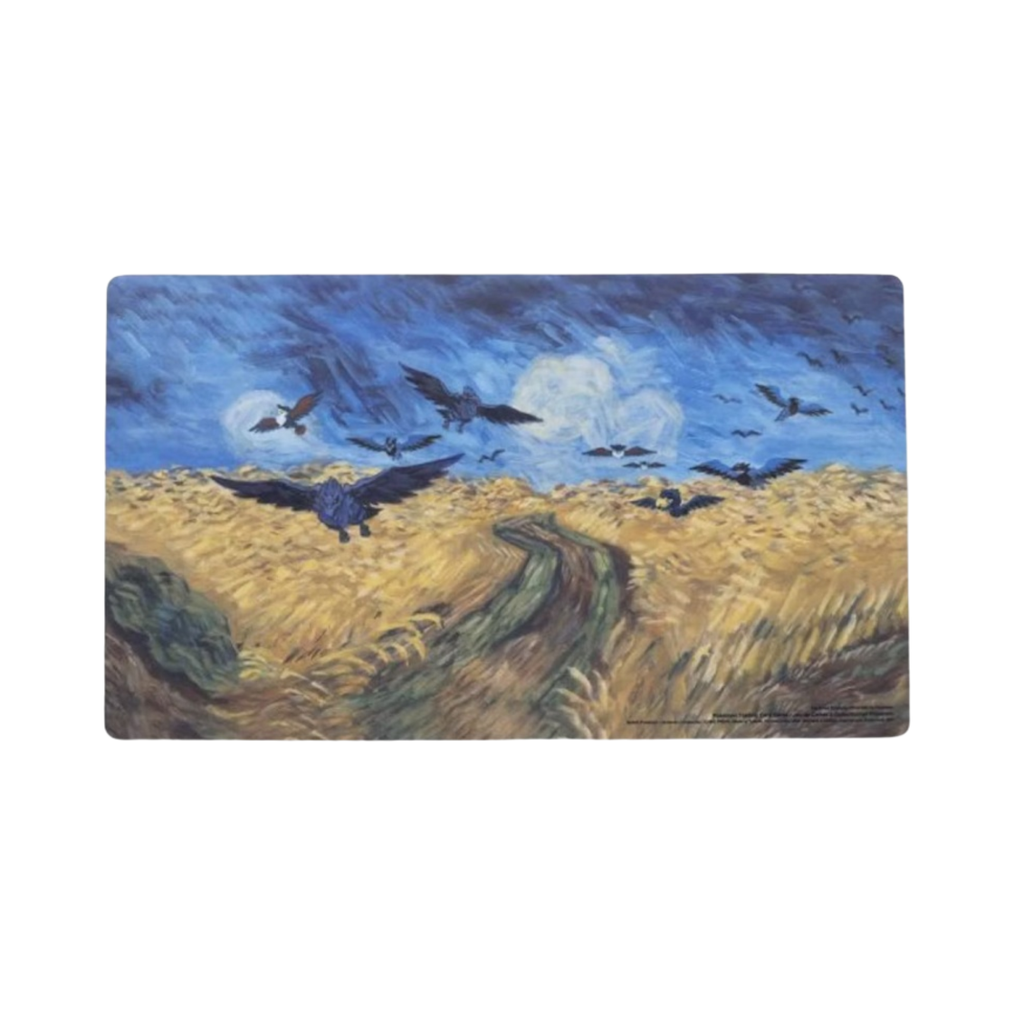 포켓몬 센터 x 반 고흐 뮤지엄 아머까오 인스파이어드 바이 위트필드 크로우 플레이매트(Pokemon Center x Van Gogh Museum Corviknight Inspired by Wheatfield with Crows Playmat)
