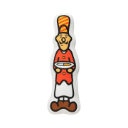 Human Made Mr. Cumin Cushion Small Red