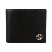 Gucci GG Interlocking Bi-Fold Wallet Black