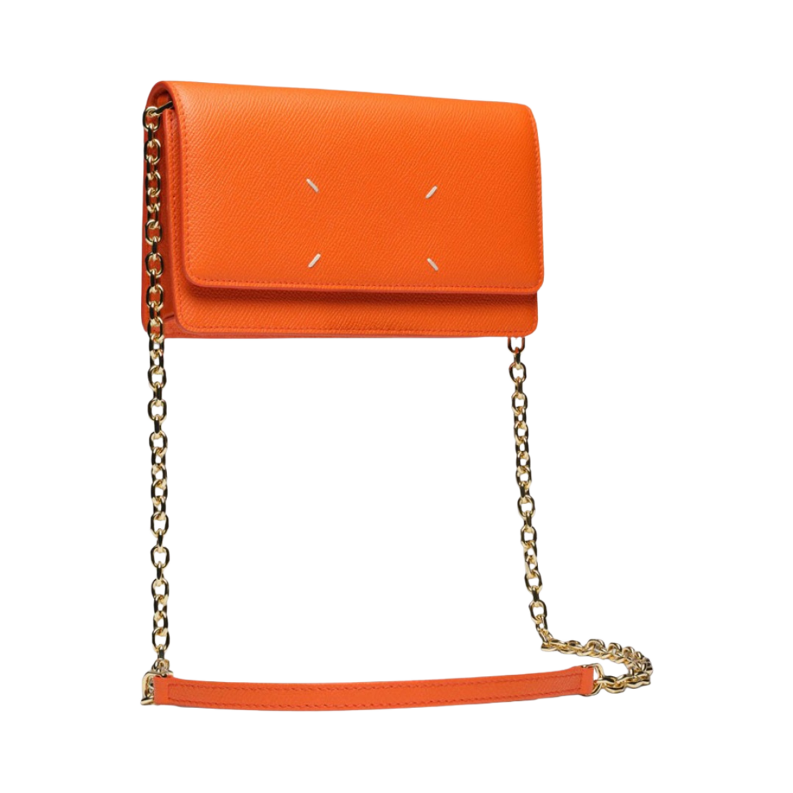 메종 마르지엘라 레시클라 체인 지갑 파파야(Maison Margiela Recicla Chain Wallet Papaya) - 1