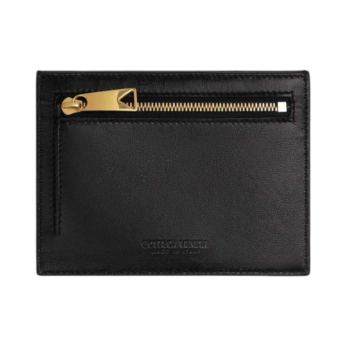 보테가 베네타 코인 카드 케이스 블랙(Bottega Veneta Card Case With Coin Purse Black) - 2
