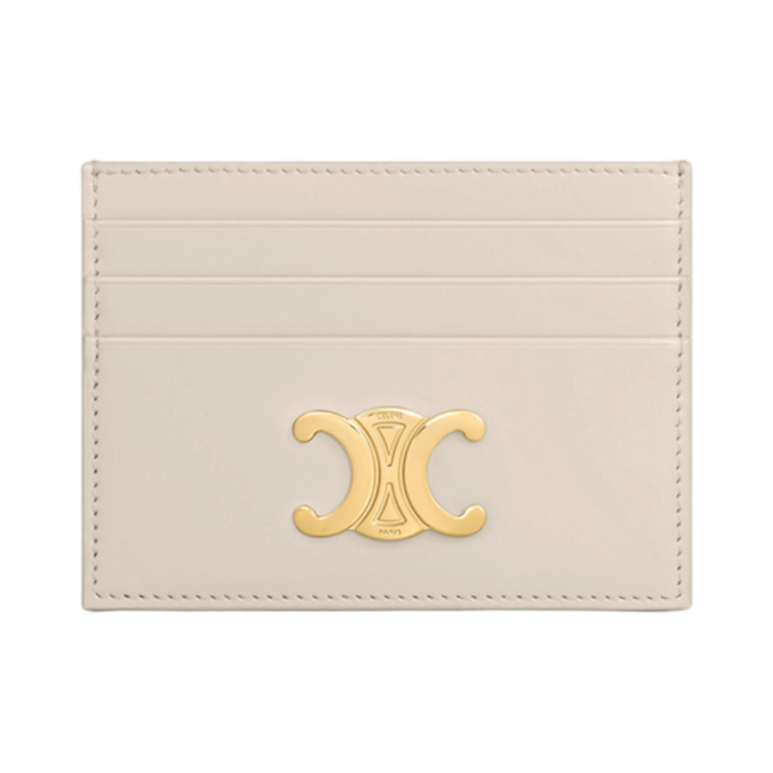 셀린느 카드 홀더 트리옹프 샤이니 카프스킨 페일 베이지(Celine Card Holder Triomphe in Shiny Calfskin Pale Beige)