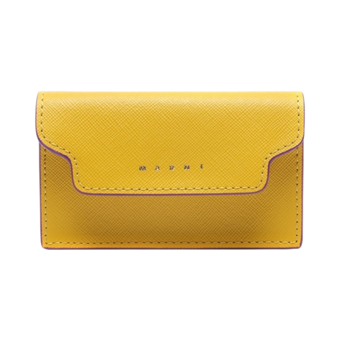 마르니 사피아노 레더 비즈니스 카드 케이스 토파즈(Marni Saffiano Leather Business Card Case Topaz) - 1