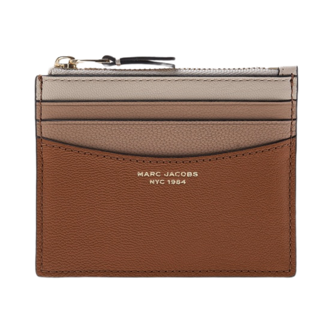 마크 제이콥스 더 슬림 84 컬러블럭 집 카드 케이스 캐세이 스파이스 멀티(Marc Jacobs The Slim 84 Colorblock Zip Card Case Cathay Spice Multi)