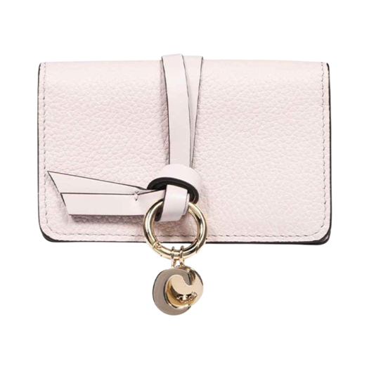 CHC21WP015F57084 Chloe Alphabet Card Holder Wild Grey