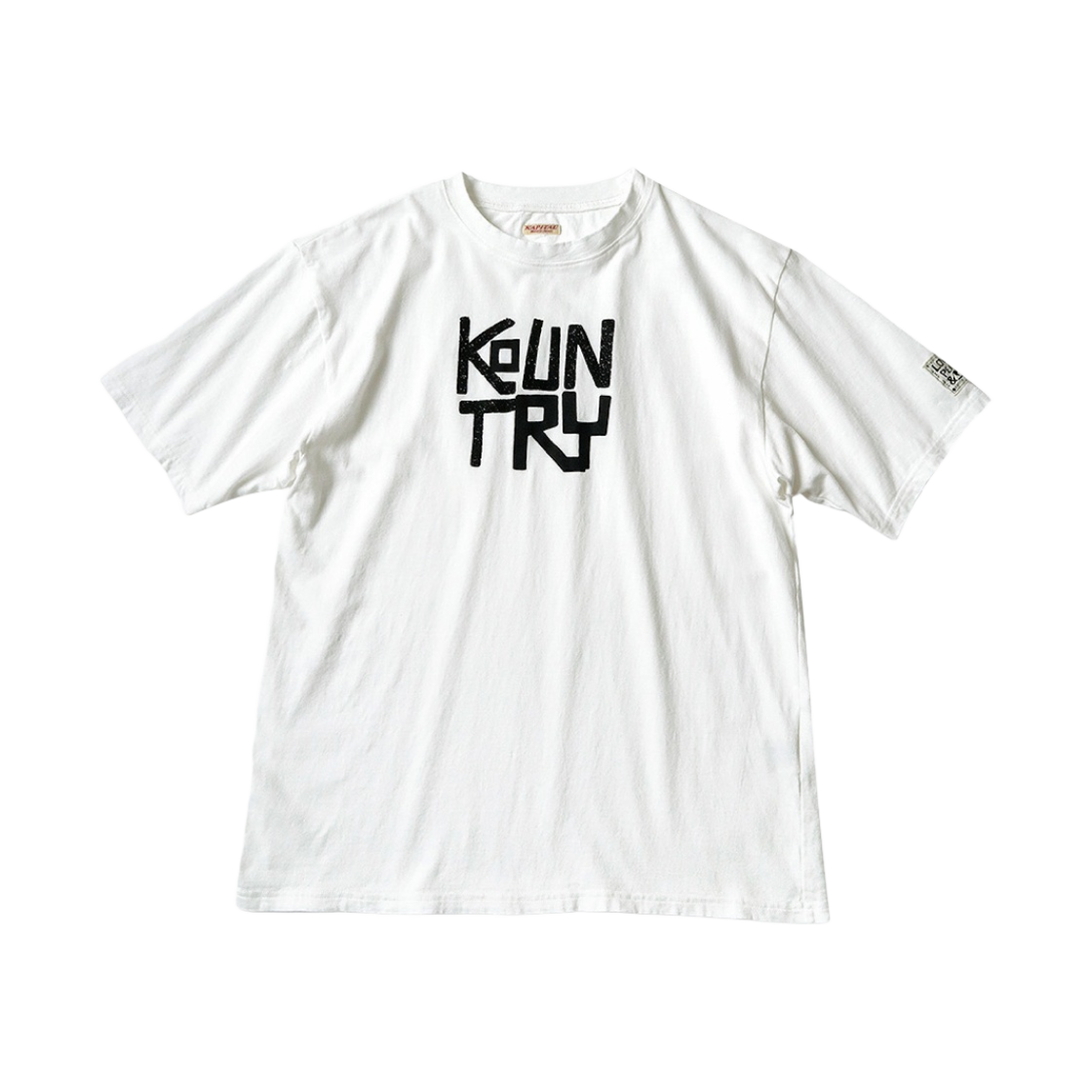 캐피탈 루키 크루 티셔츠 컨트리 패치 블랙