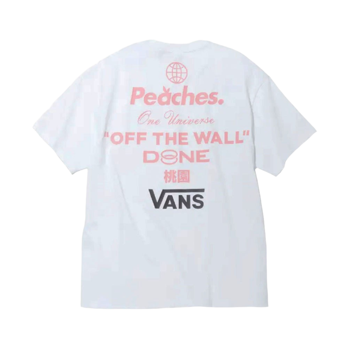 반스 x 피치스 스테이플 숏슬리브 티셔츠 화이트(Vans x Peaches. Staple S/S T-Shirt White)