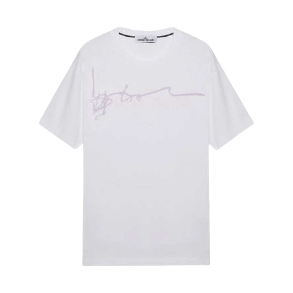 스톤 아일랜드 2NS80 잉크 투 티셔츠 화이트 - 22SS(Stone Island 2NS80 Ink Two T-Shirt White - 22SS) - 1