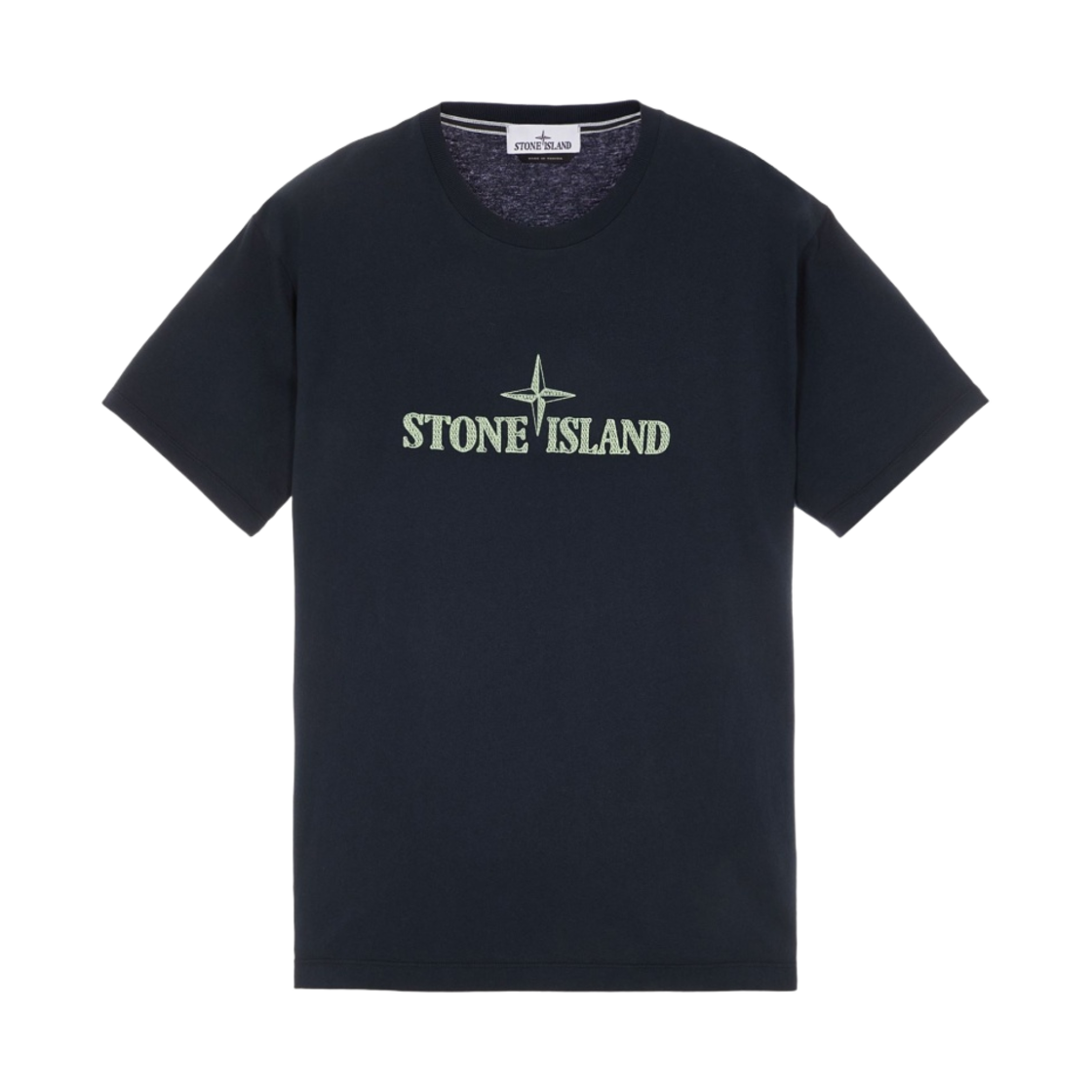 스톤 아일랜드 21579 스티치 투 자수 티셔츠 블루 - 23SS(Stone Island 21579 Stitches Two Embroidery T-Shirt Blue - 23SS) - 1