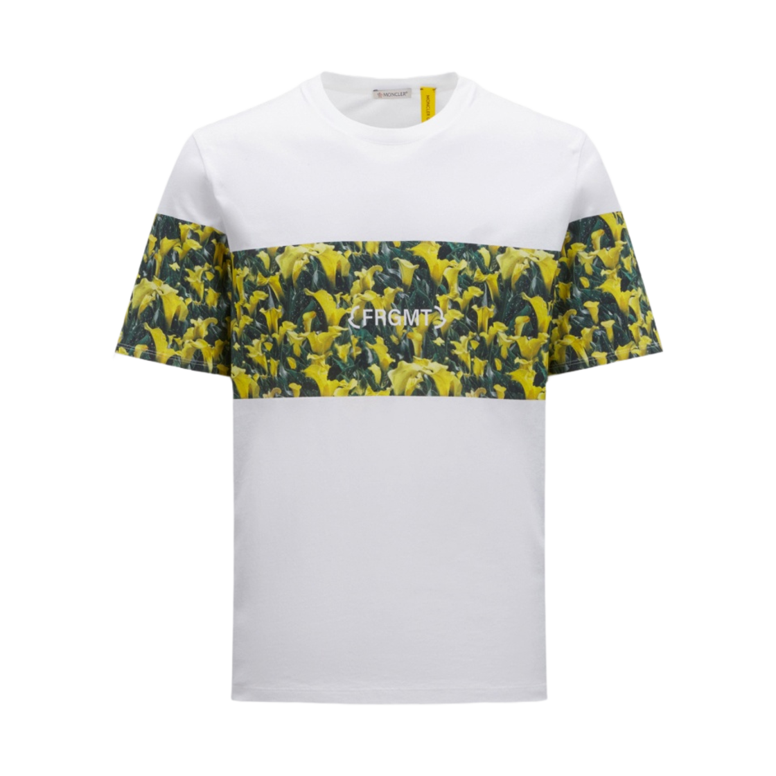 몽클레르 x 프라그먼트 프린티드 티셔츠 옵티컬 화이트 - 23FW(Moncler x Fragment Printed T-Shirt Optical White - 23FW) - 1