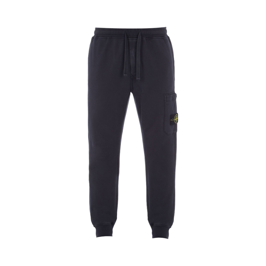 791564551-A0020 Stone Island 64551 Garment Dyed Cotton Fleece Cargo Sweatpants Navy Blue - 23FW