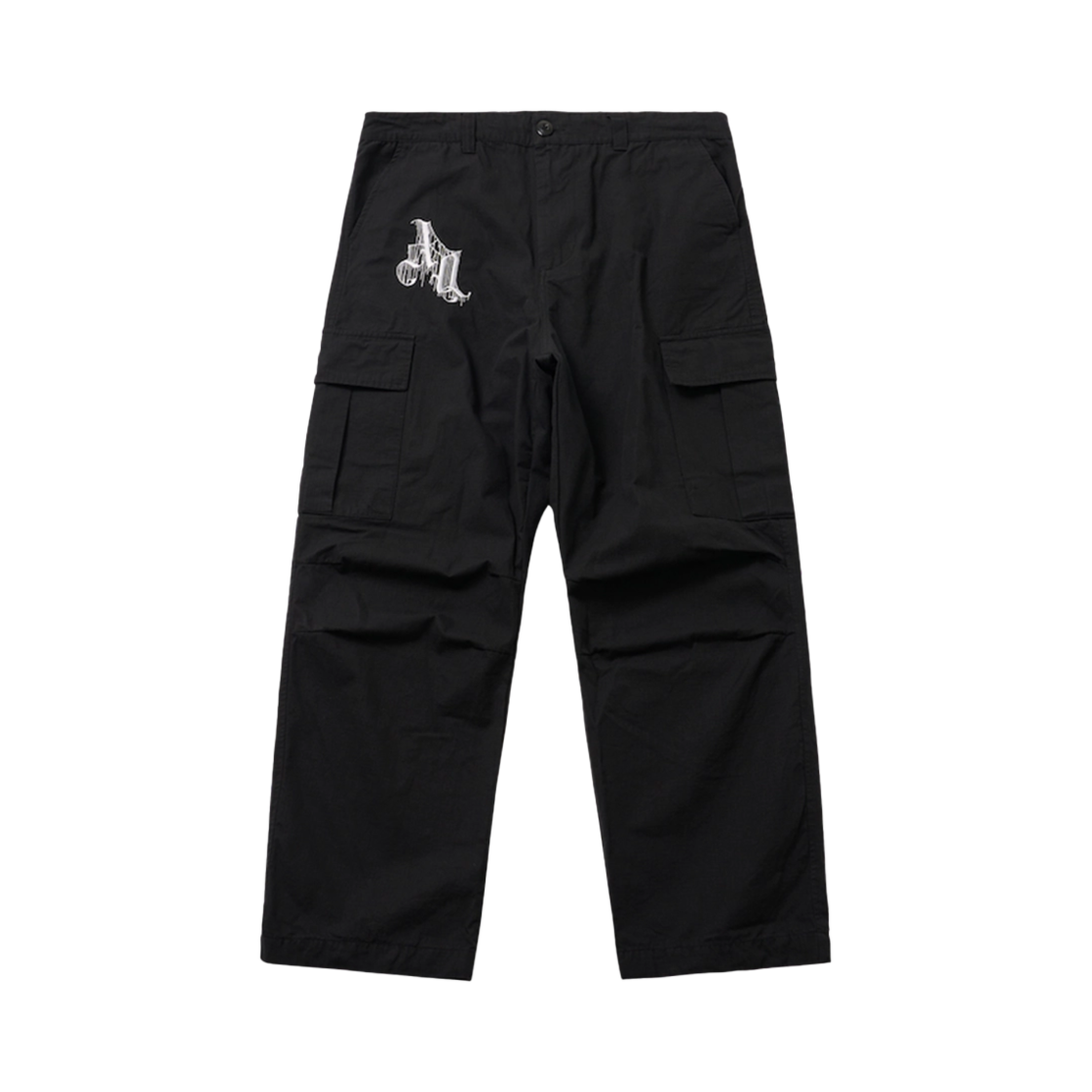 KSAQ23SSPT002-BK Aq Eastern Dragon Cargo Pant Black