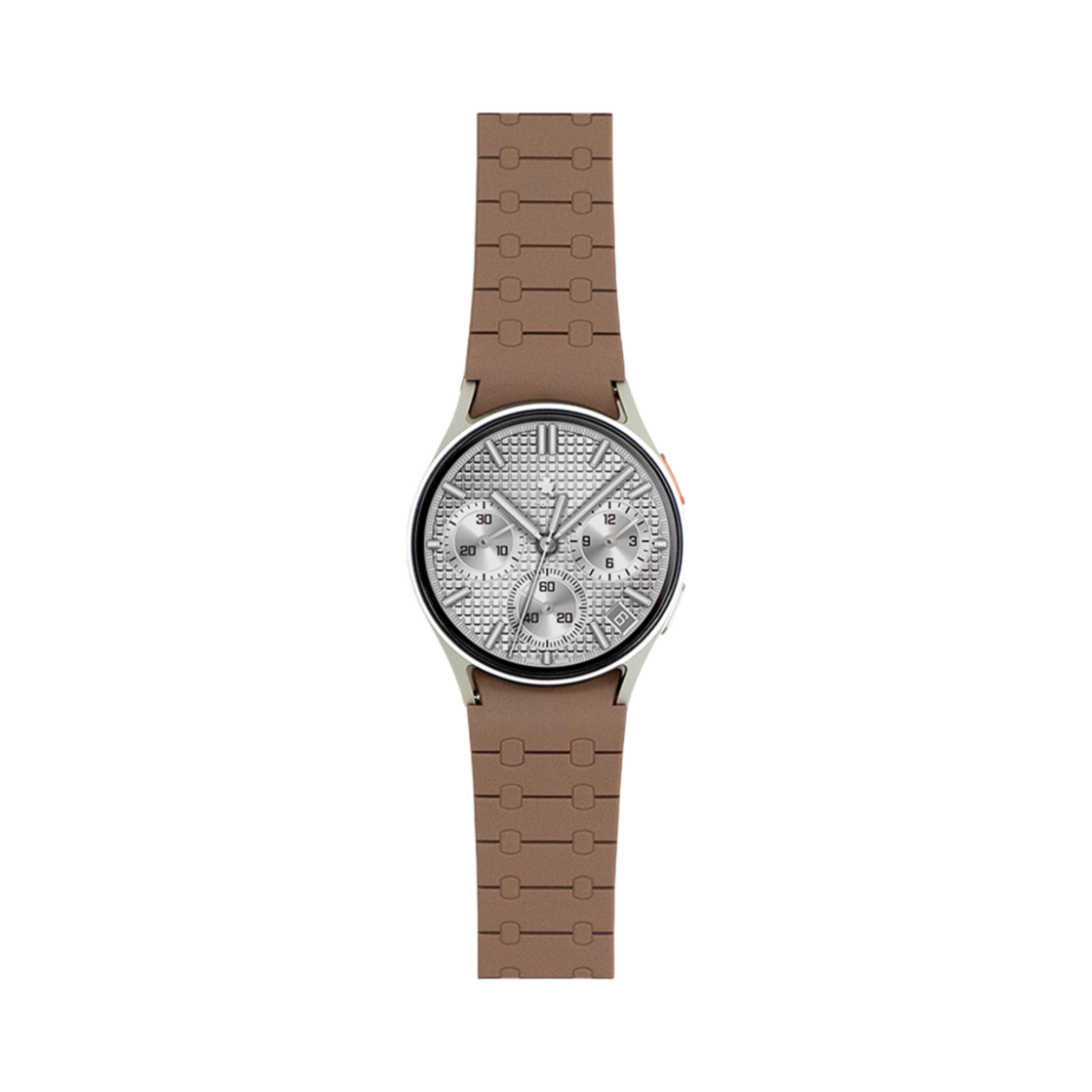 캘릭스 갤럭시워치 20mm 실리콘 마그네틱 스트랩 너트 브라운(CALYX Galaxy Watch 20mm Silicone Magnetic Strap Nut Brown)