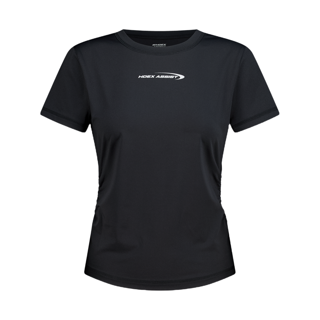 에이치덱스 우먼스 어시스트 셔링 숏 슬리브 블랙