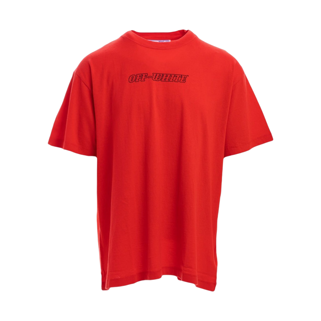 오프화이트 파스칼 핸드 프린팅 오버 숏슬리브 티셔츠 레드(Off-White Pascal Hand Printing Over S/S T-Shirt Red) - 1