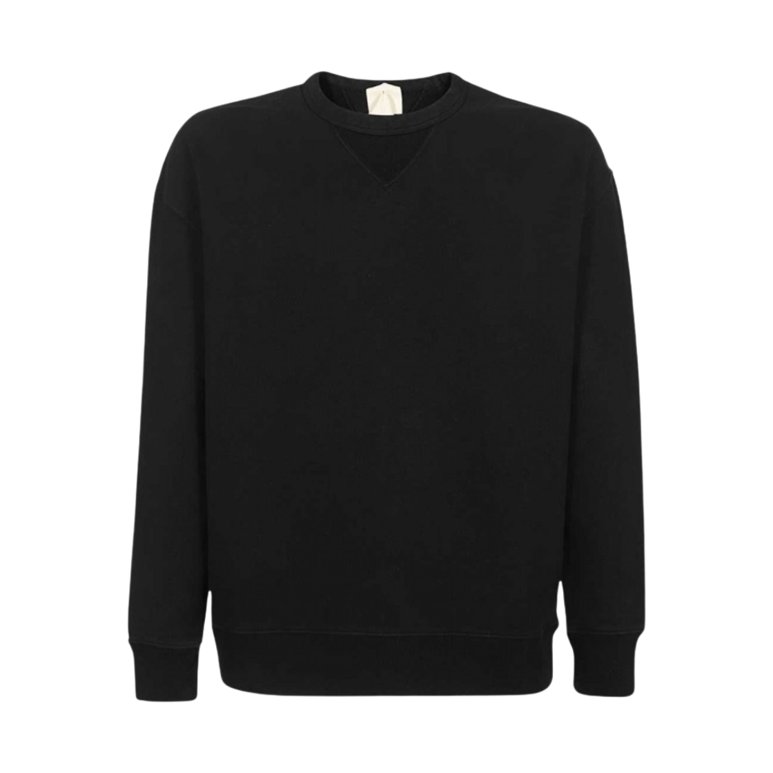 텐씨 가먼트 다이드 코튼 저지 스웨트셔츠 블랙(Ten C Garment Dyed Cotton Jersey Sweatshirt Black)