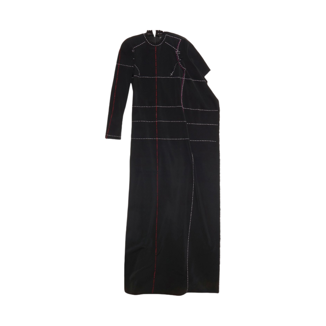 (W) 발렌시아가 WIP 가운 블랙((W) Balenciaga WIP Gown Black) - 1